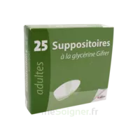 Suppositoire A La Glycerine Gifrer Suppos Adulte Sach/25 à BOUC-BEL-AIR