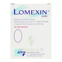 Lomexin 600 Mg Caps Molle Vaginale Plq/1 à BOUC-BEL-AIR